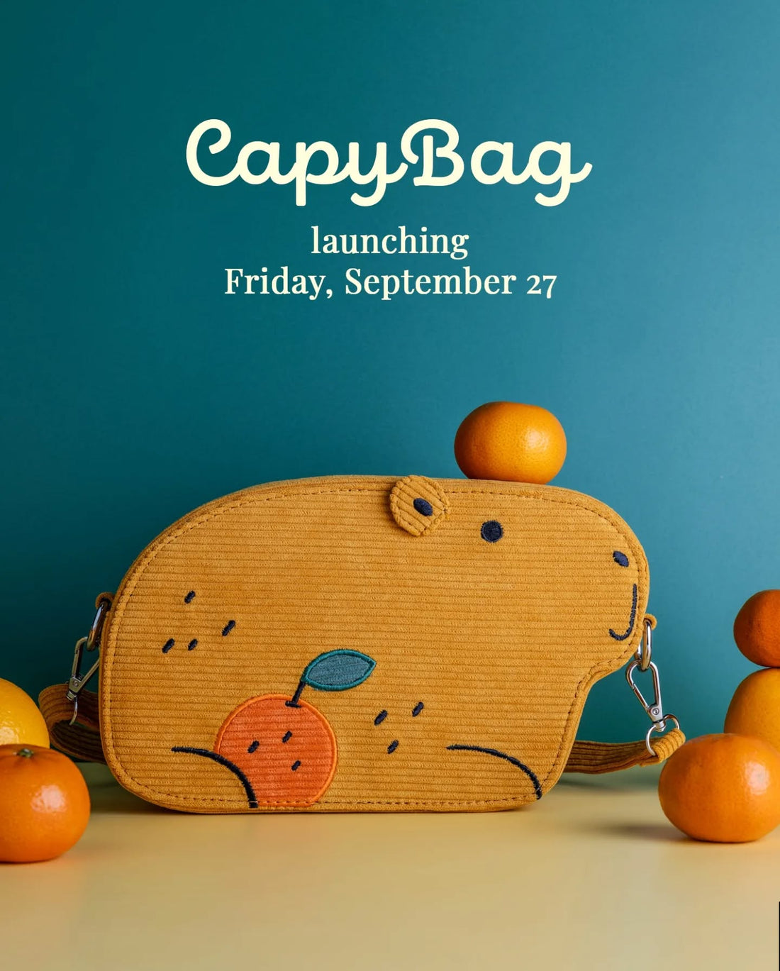 Capybara shaped bag launch!