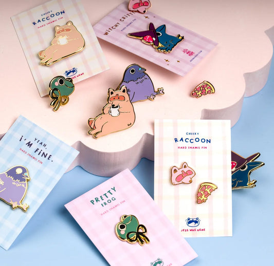 Enamel pin shop update