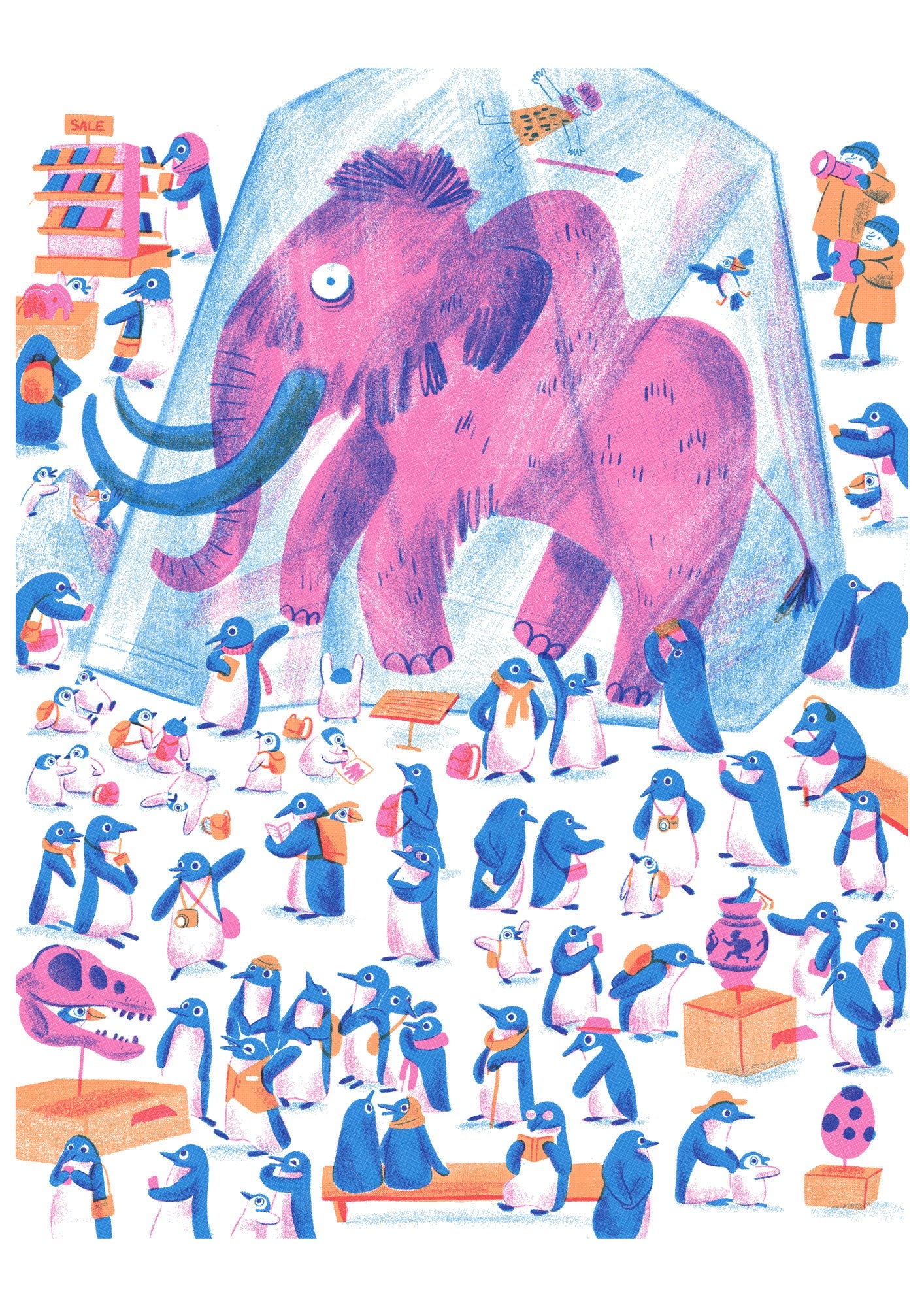 At the Museum - A4 print