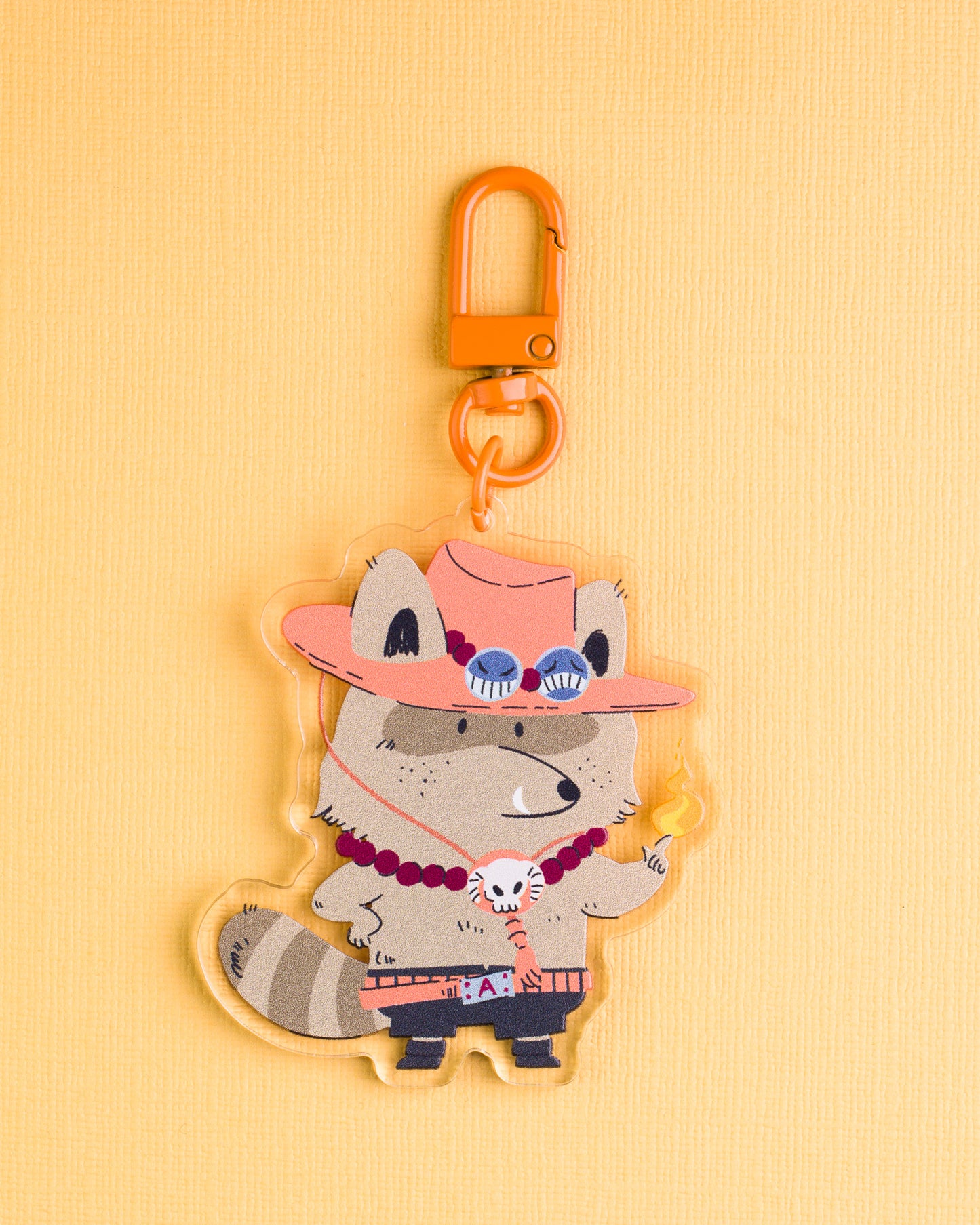 Fire Fist - Raccoon Pirates Acrylic Keychain