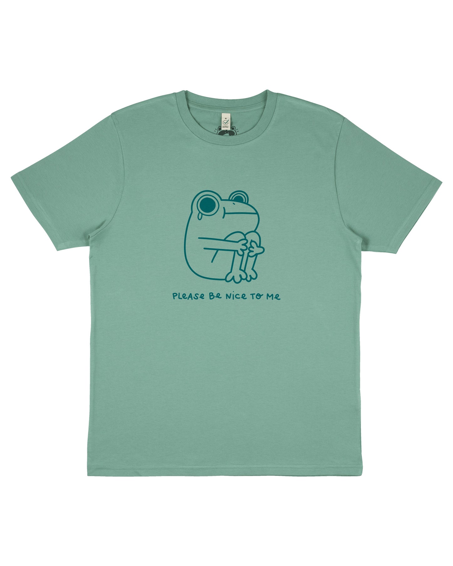 Please Be Nice to Me - Frog Sage T-shirt