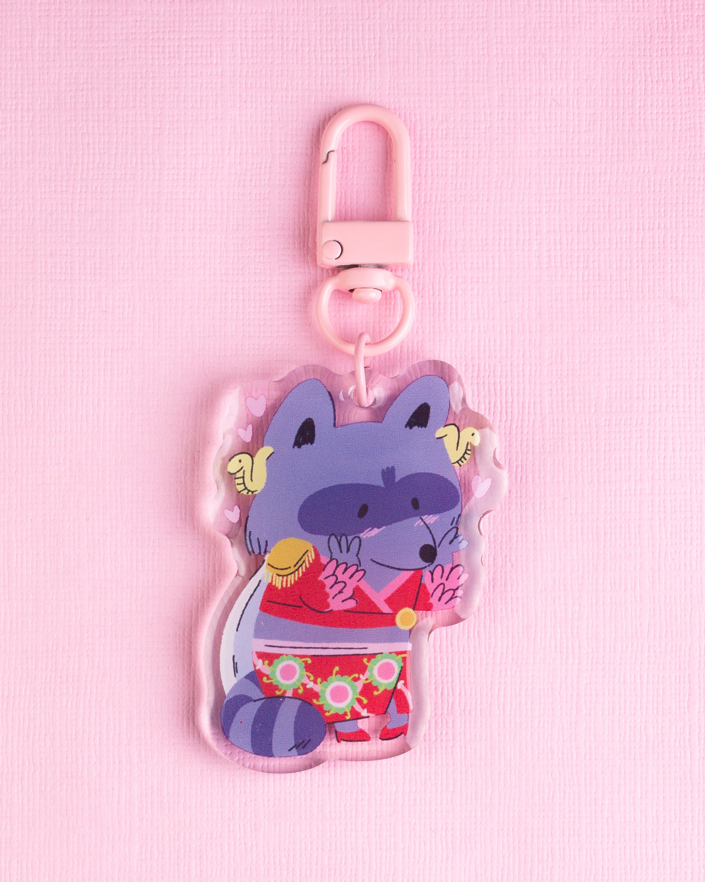 Snake - Raccoon Pirates Epoxy Acrylic Keychain