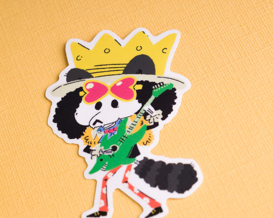 Skull - Raccoon Pirates Vinyl Sticker