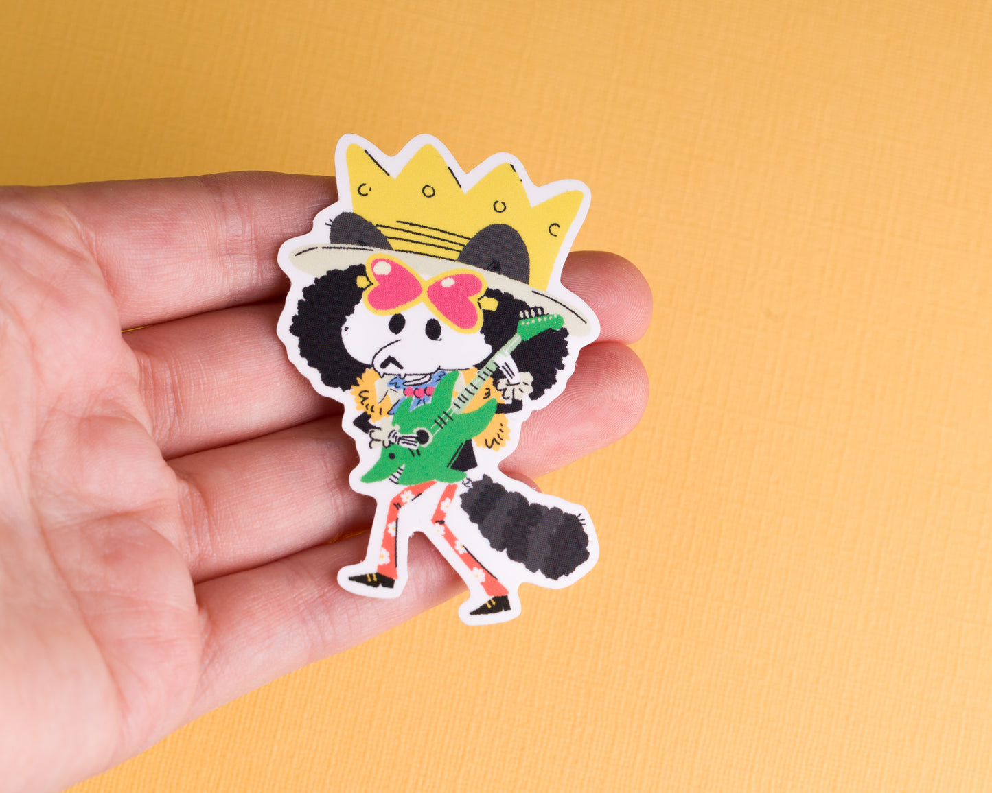Skull - Raccoon Pirates Vinyl Sticker