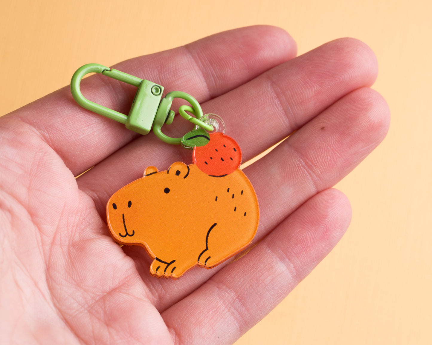 Mini Capybara - Acrylic Keychain