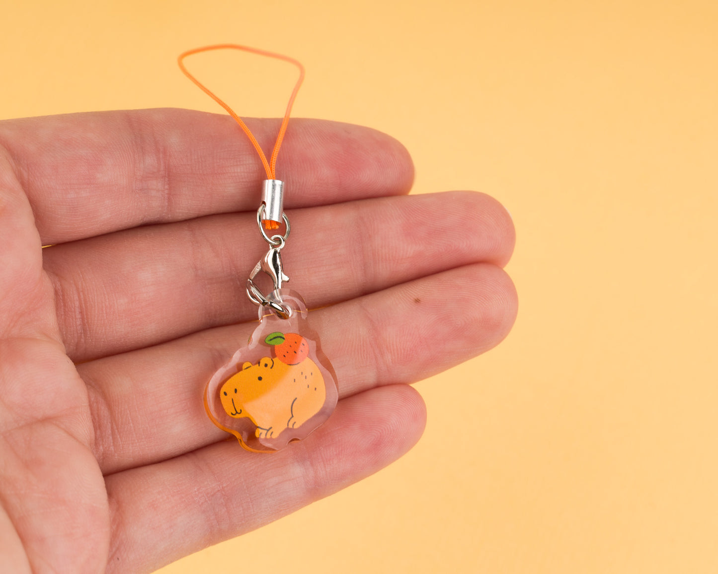 Capybara - Acrylic Phone Charm