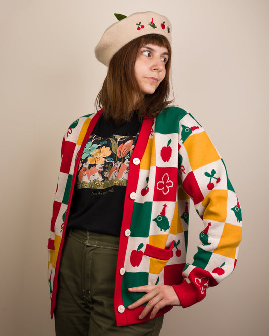 The Golden Orchard - Cotton Knit Cardigan