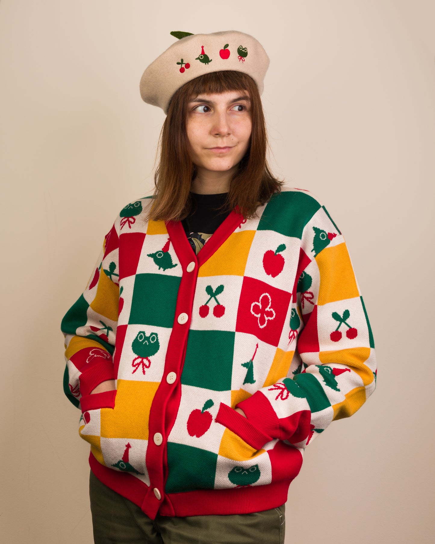 The Golden Orchard - Cotton Knit Cardigan
