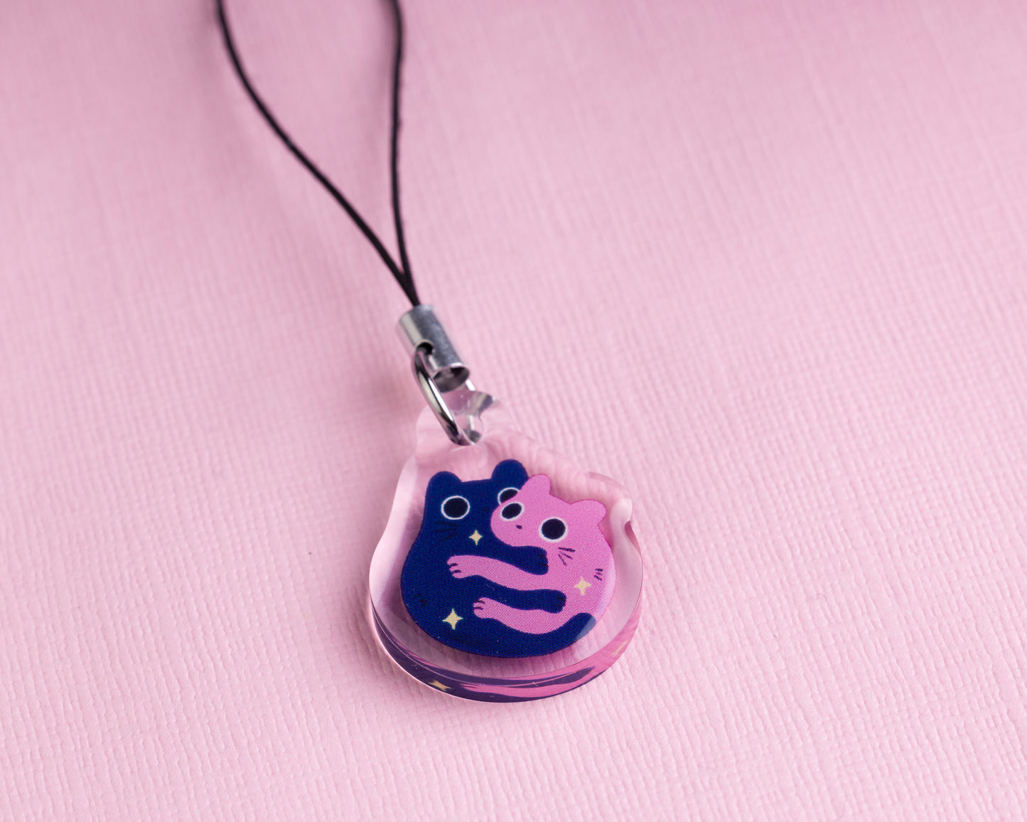 Snug Cats - Acrylic Phone Charm