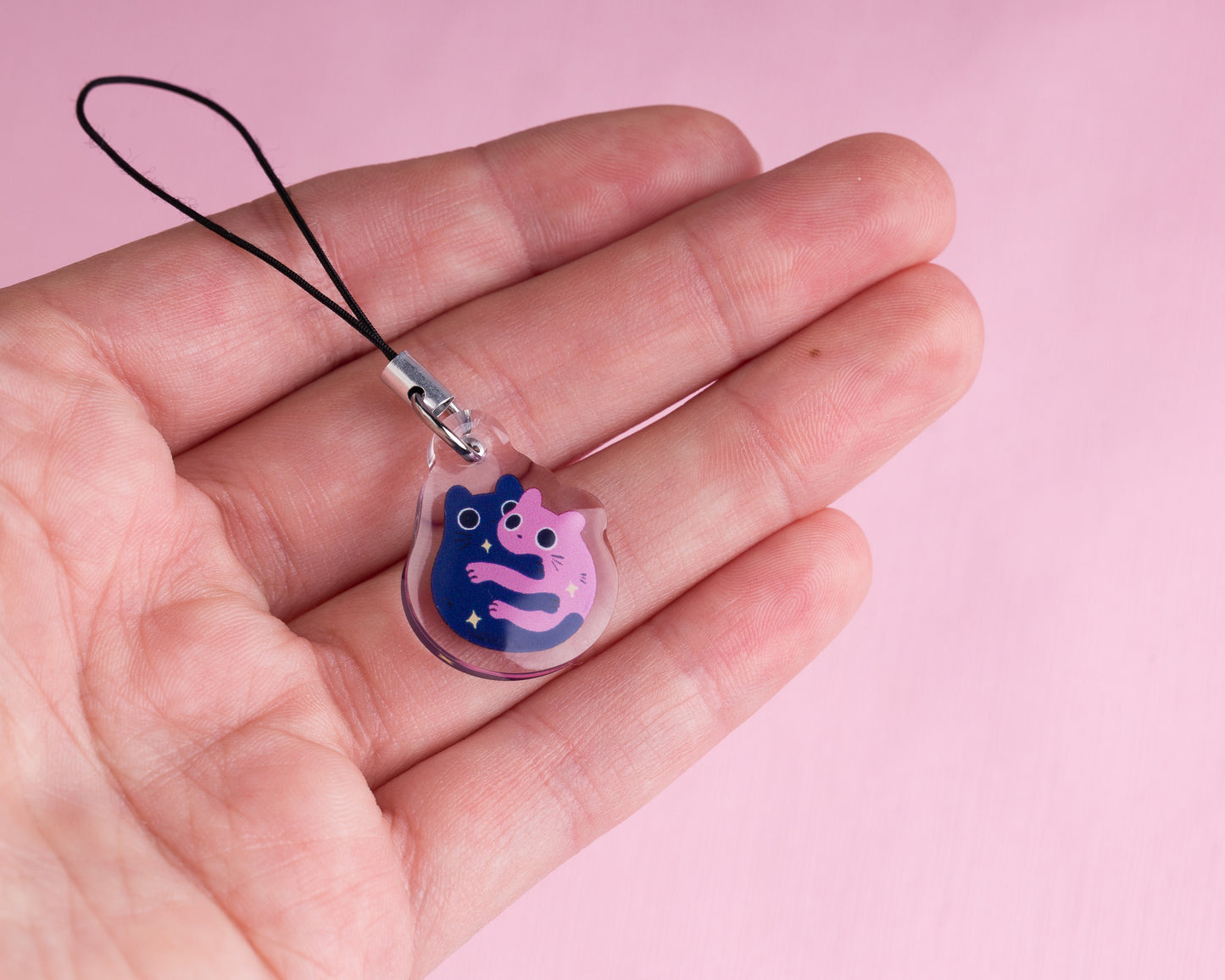 Snug Cats - Acrylic Phone Charm