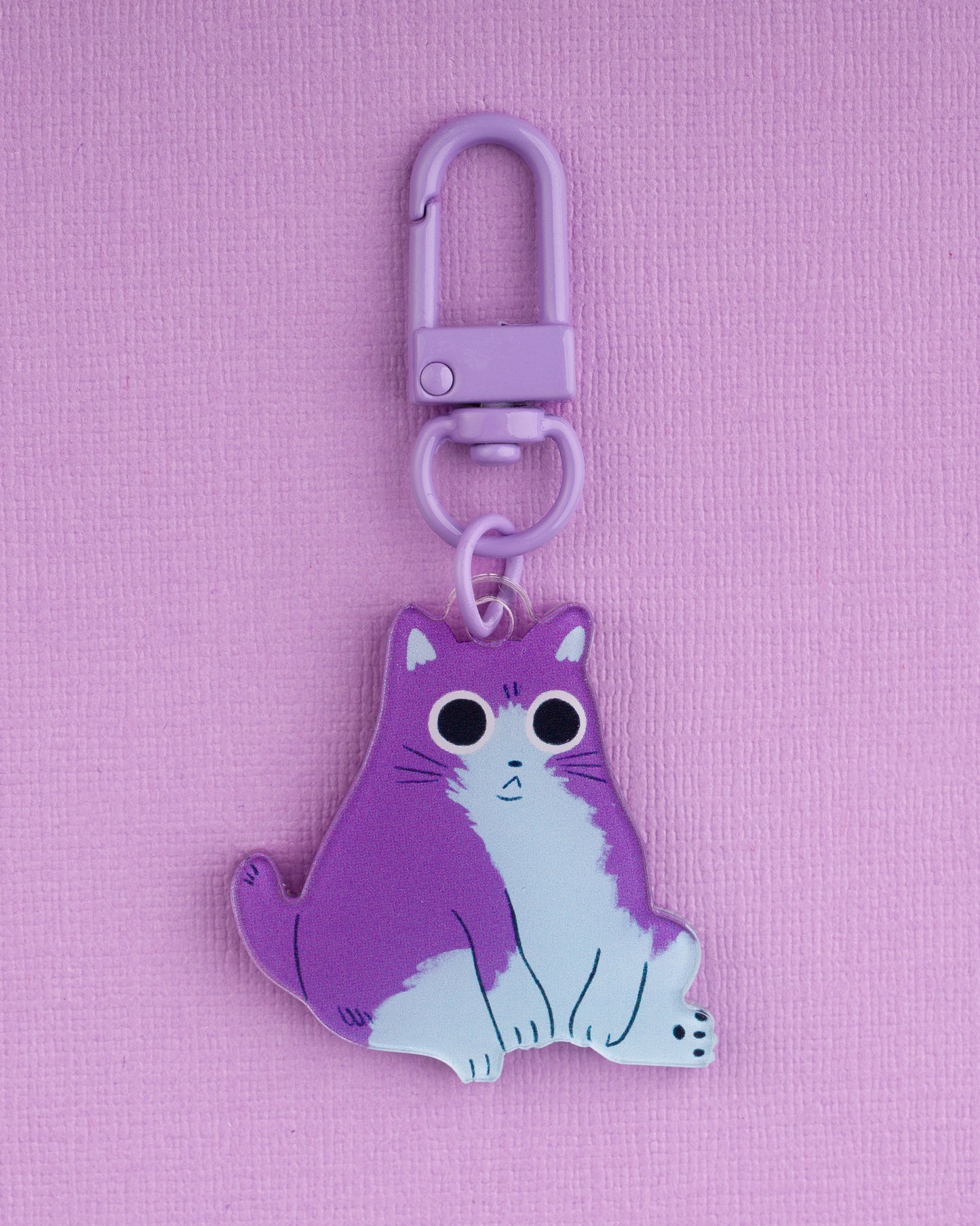 Mini Chubby Cat - Acrylic Keychain