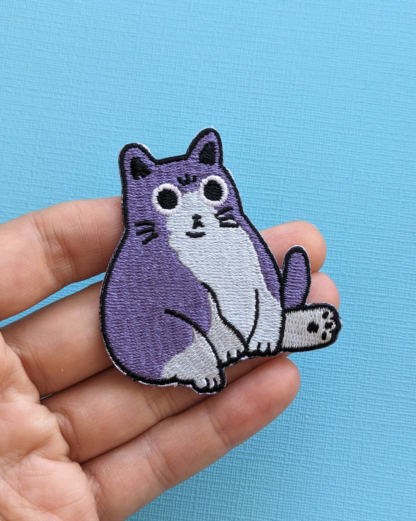 Chubby Cat - Embroidered Patch