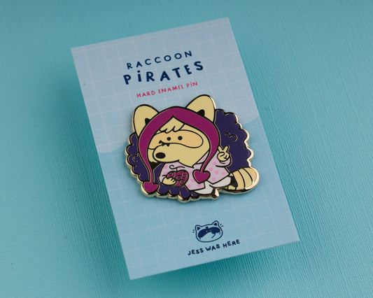 Corasan - Raccoon Pirates Enamel Pin