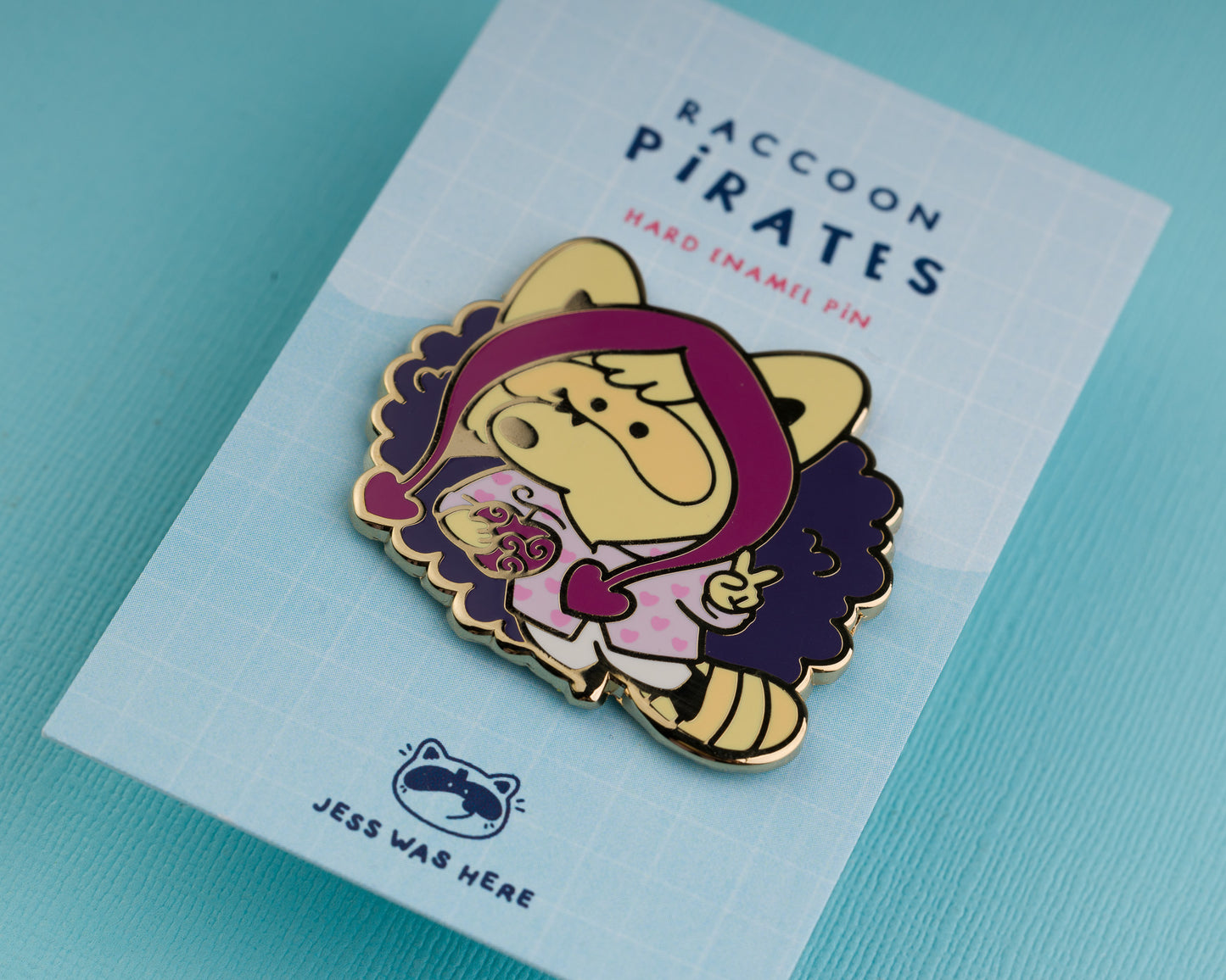 Corasan - Raccoon Pirates Enamel Pin
