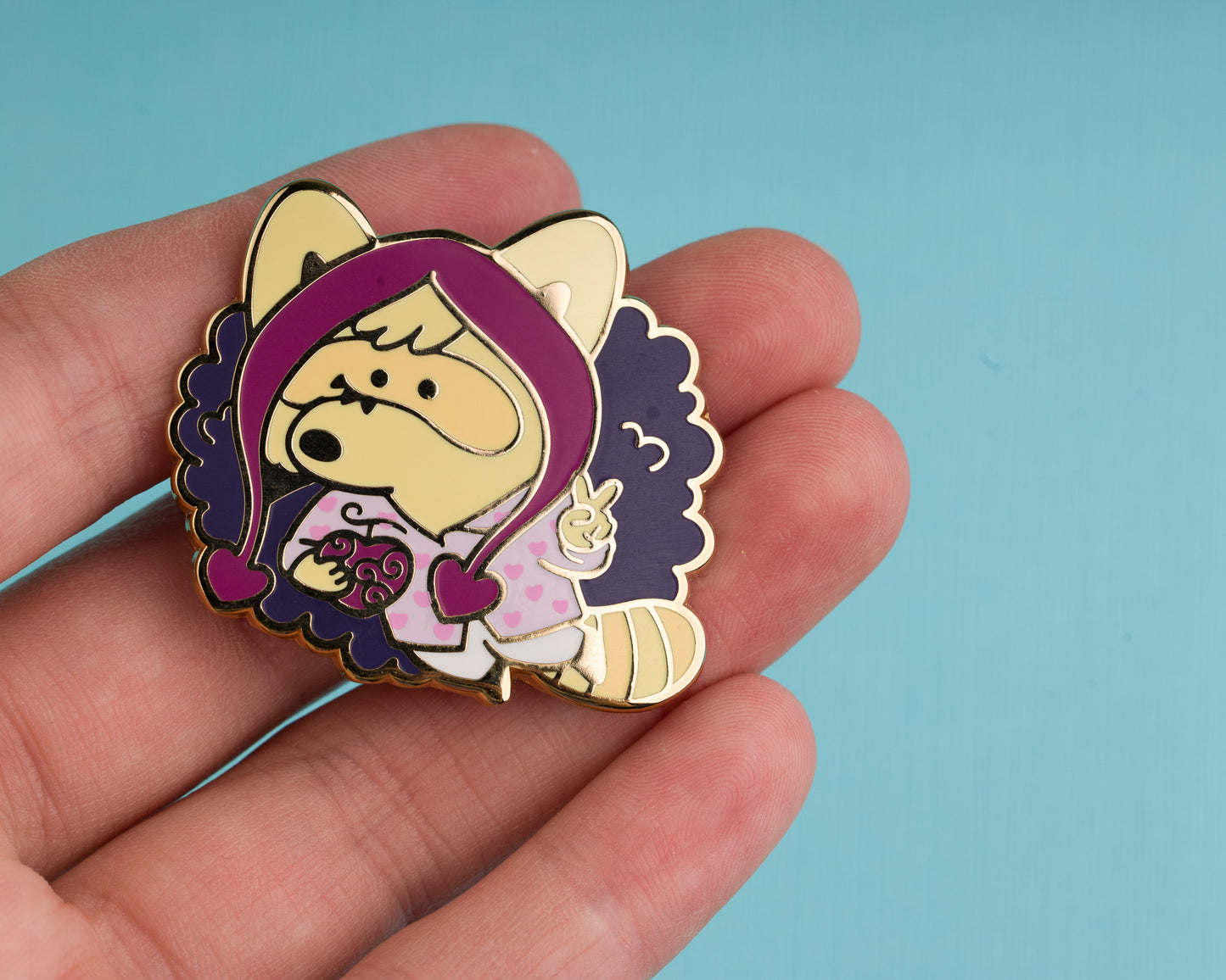 Corasan - Raccoon Pirates Enamel Pin