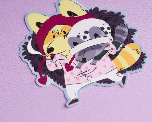 Corasan - Raccoon Pirates Vinyl Sticker