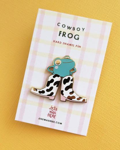 Cowboy Frog - Enamel Pin
