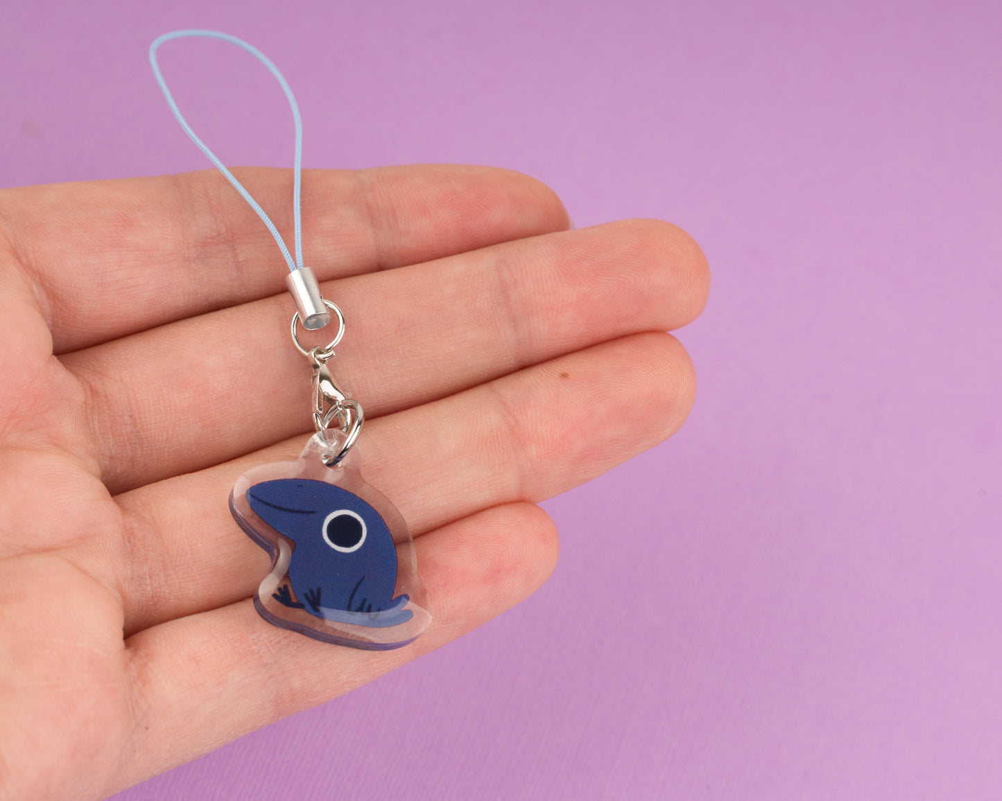 Mini Crow - Acrylic Phone Charm