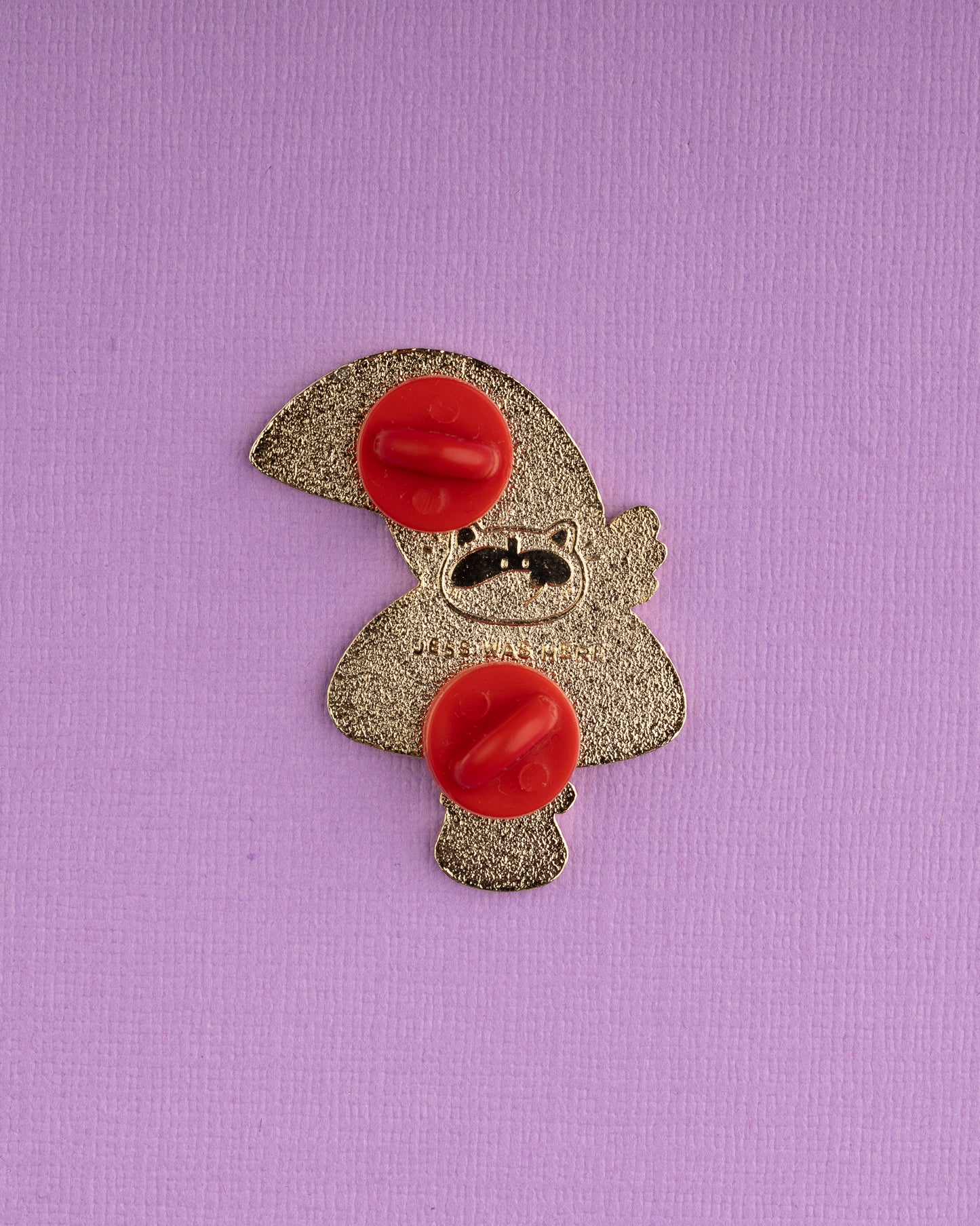 Crow on a Mushroom - Enamel Pin