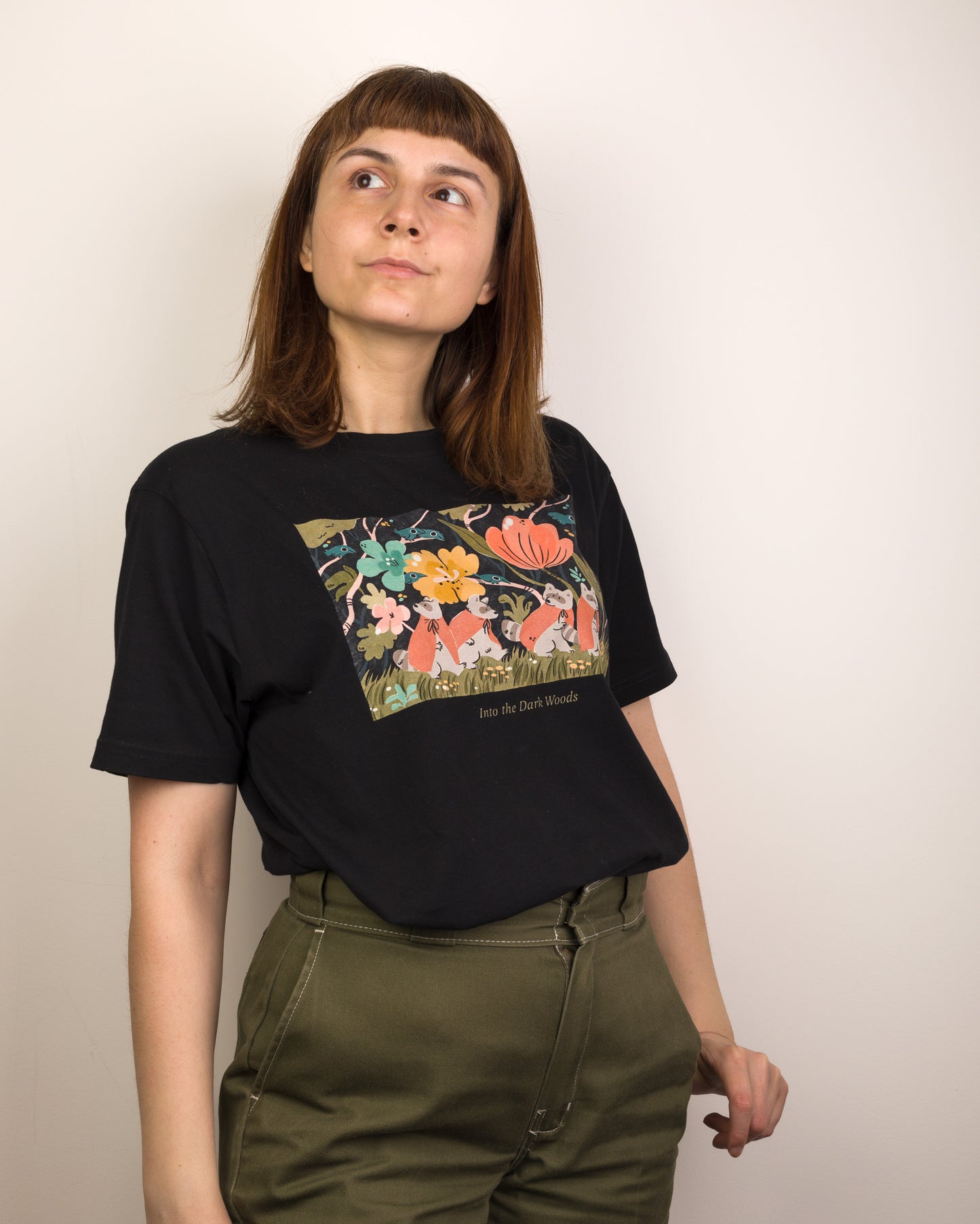 Into the Dark Woods - Black T-shirt
