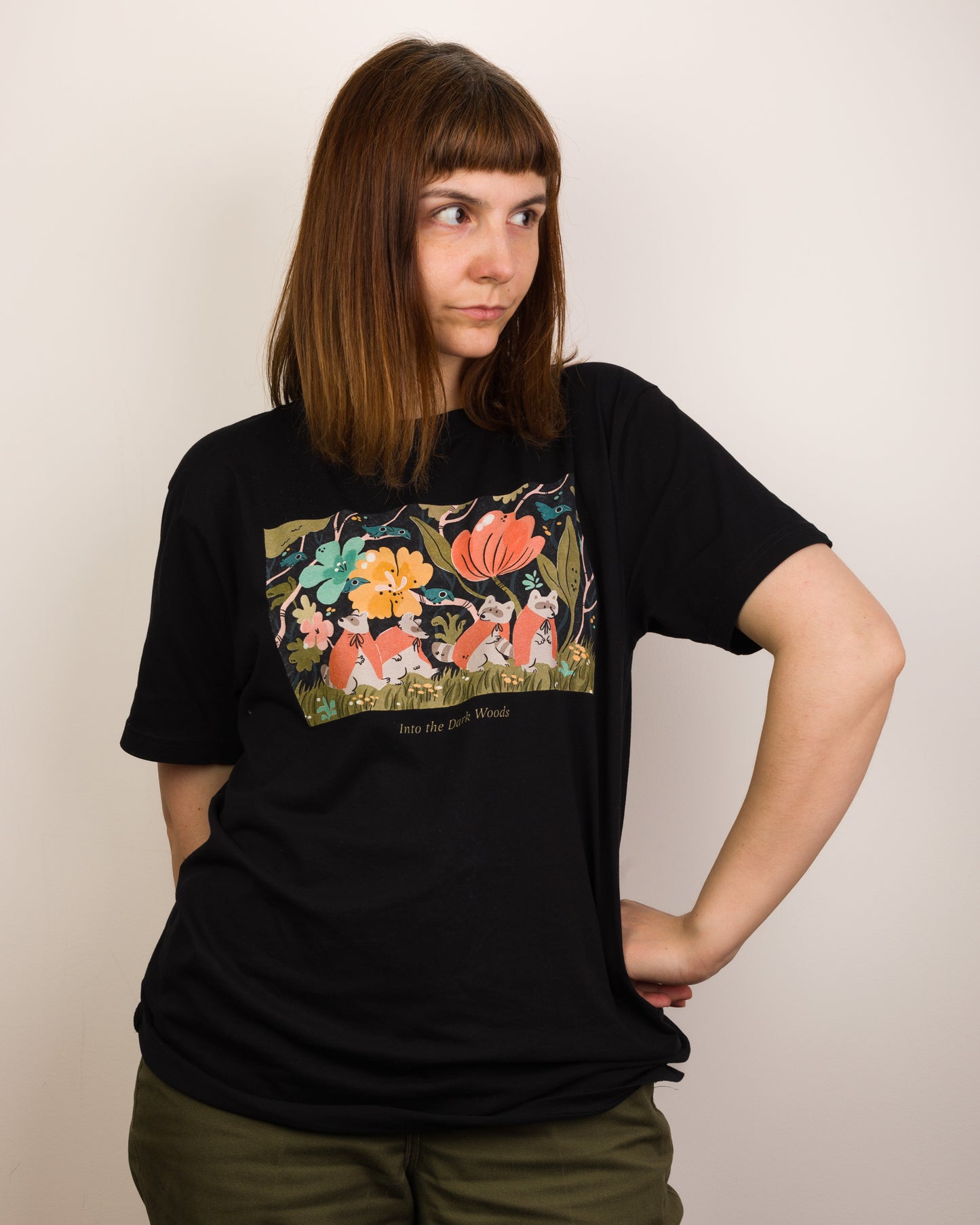 Into the Dark Woods - Black T-shirt