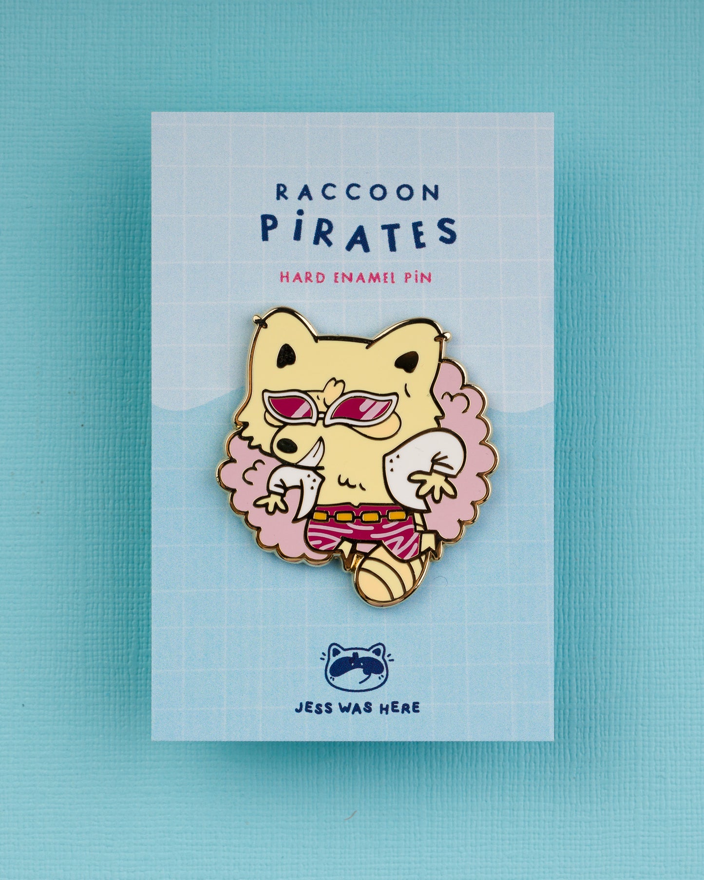 Doffy - Raccoon Pirates Enamel Pin