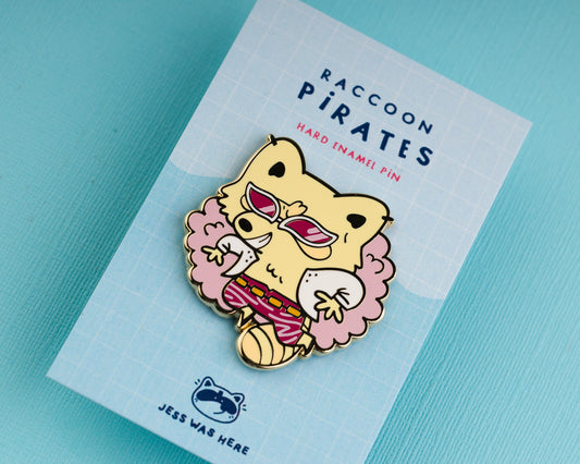 Doffy - Raccoon Pirates Enamel Pin
