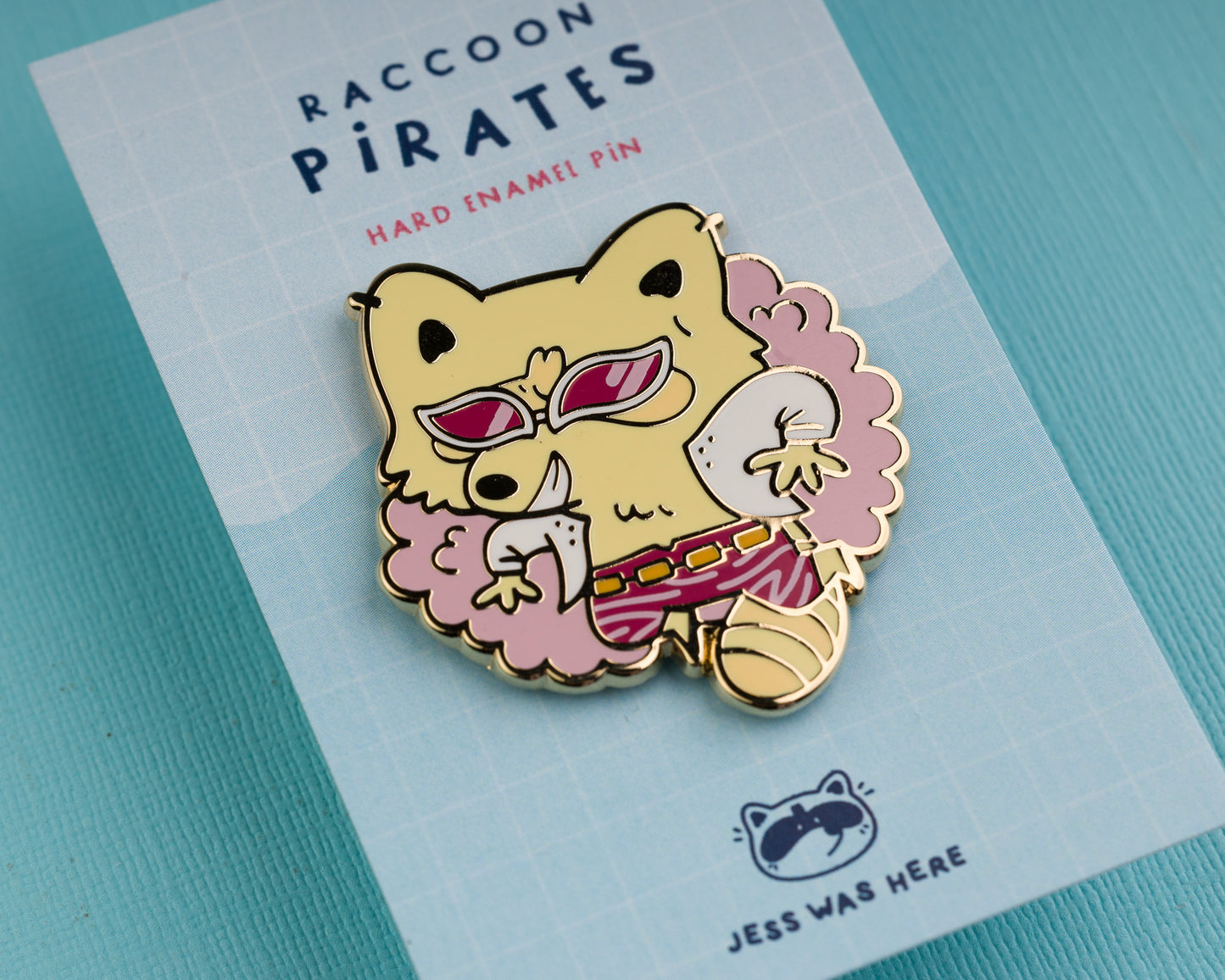 Doffy - Raccoon Pirates Enamel Pin