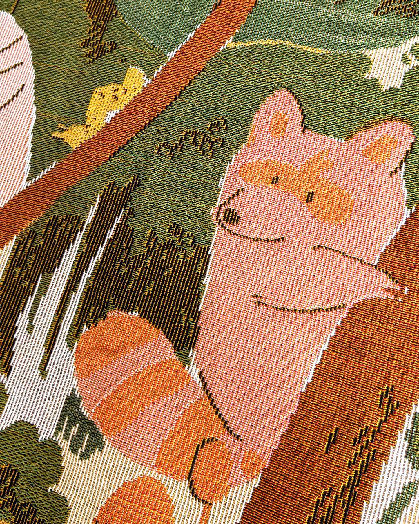 The Secret Raccoon Forest - Tapestry Throw Blanket