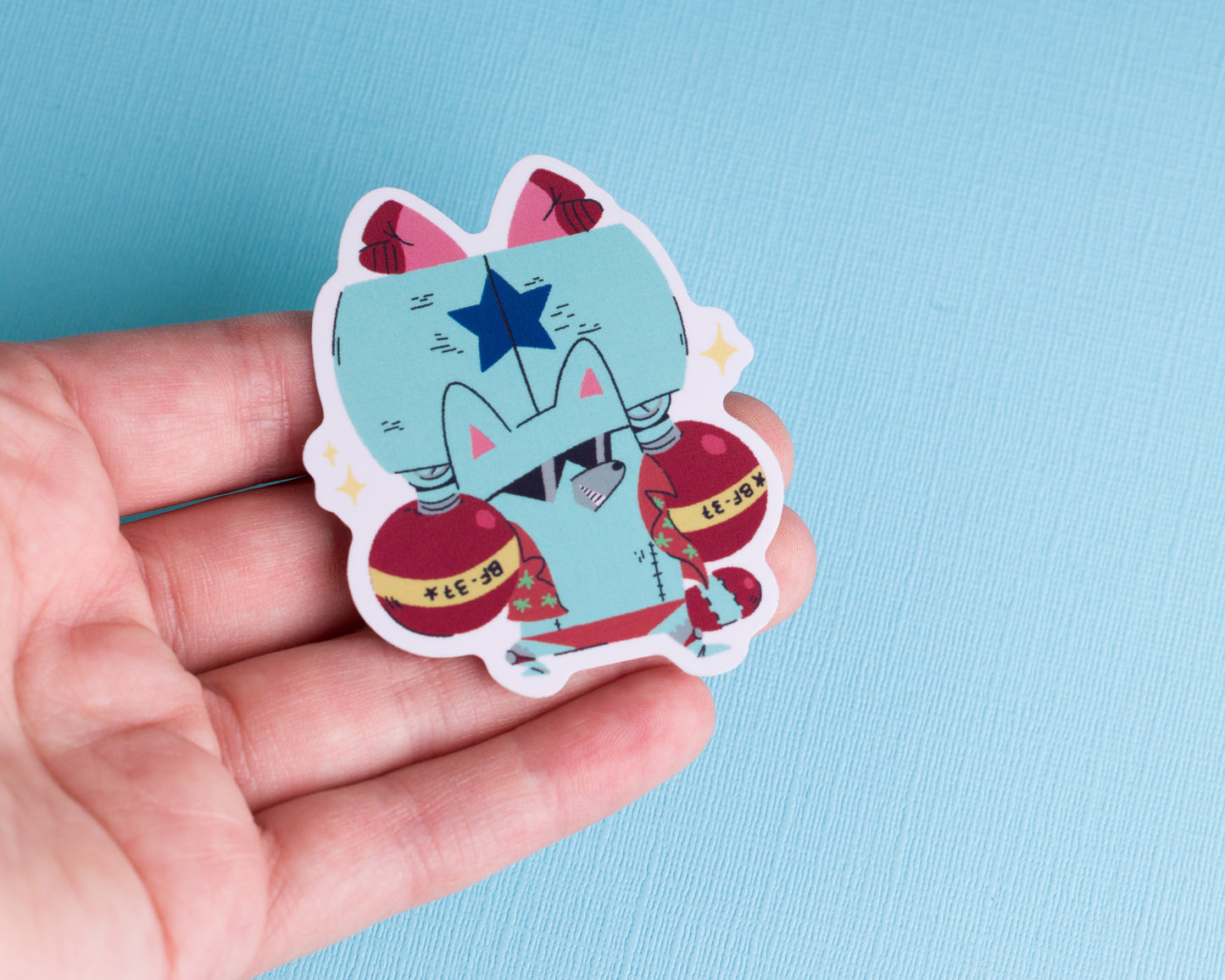 Suuupeeeerr - Raccoon Pirates Vinyl Sticker