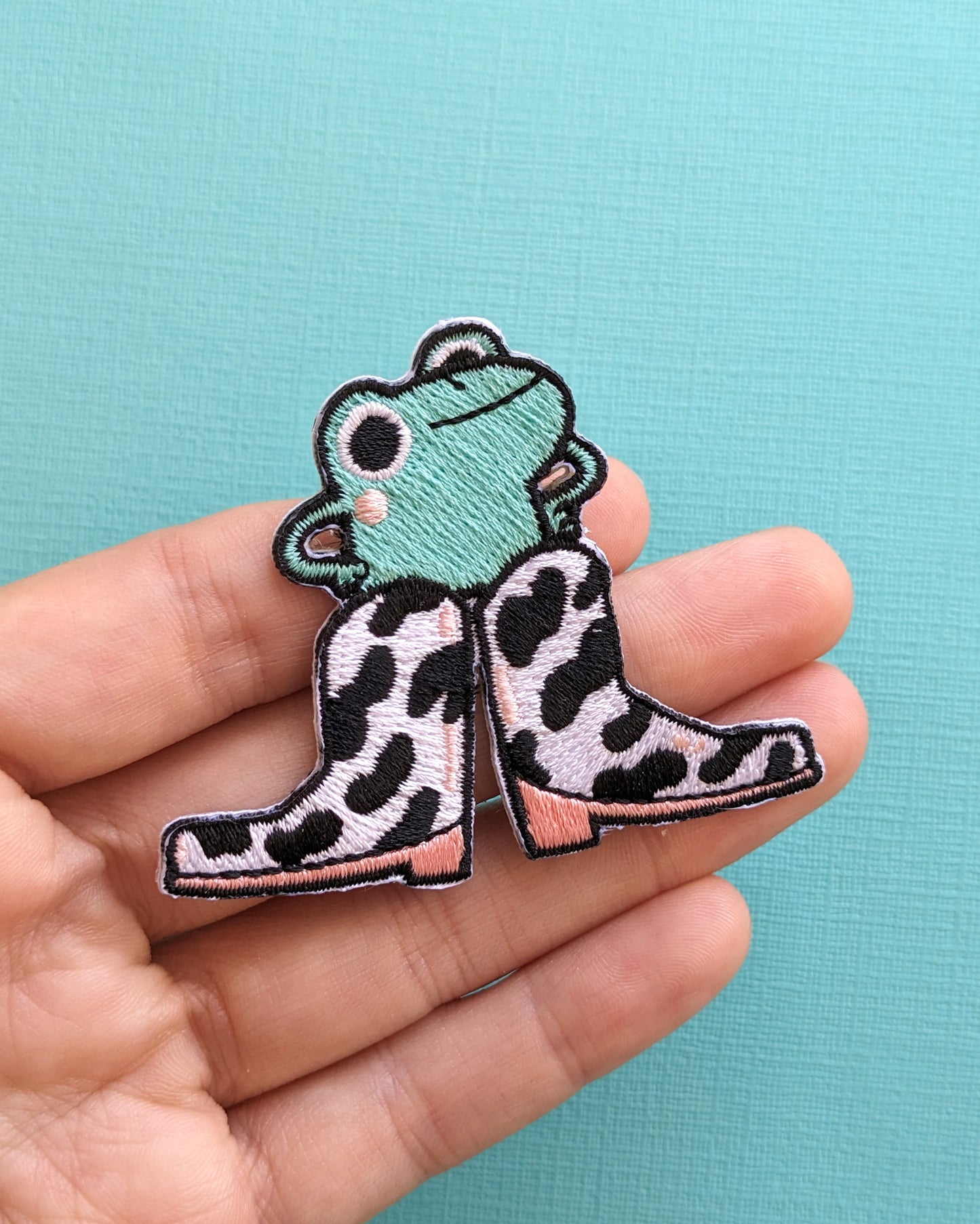 Cowboy Frog - Embroidered Patch