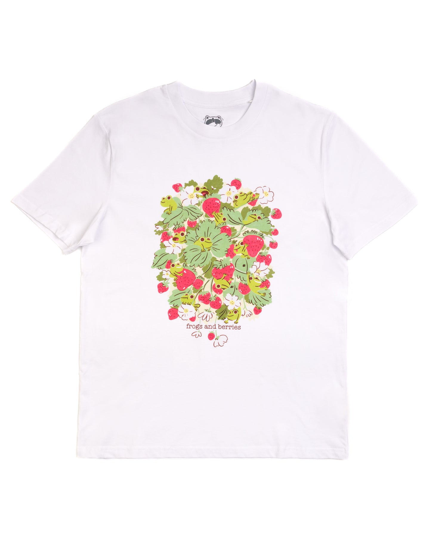 NEW VERSION Frogs and Berries - White T-shirt