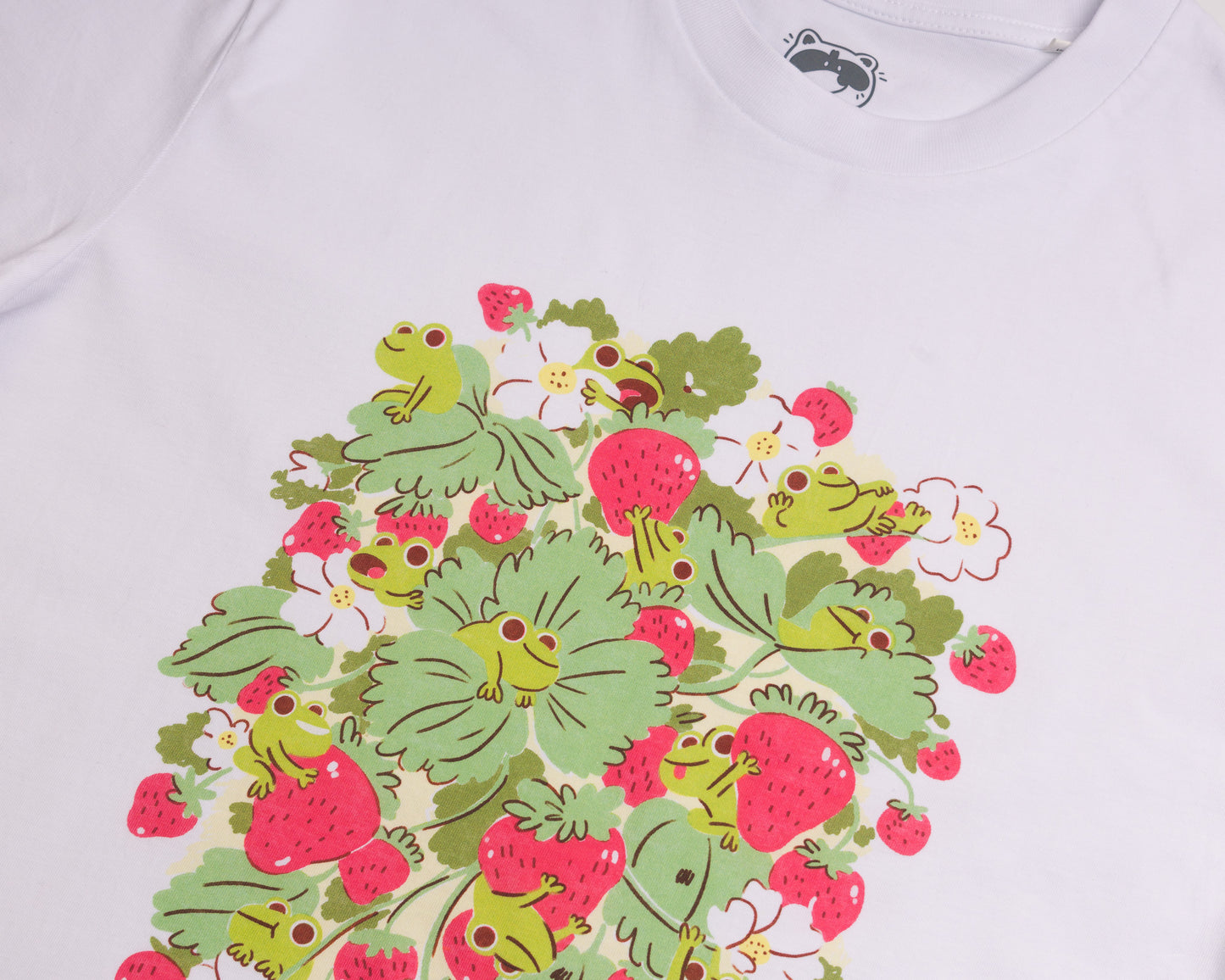 NEW VERSION Frogs and Berries - White T-shirt