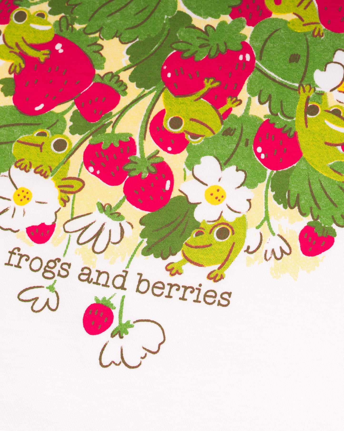 OLD VERSION Frogs and Berries - White T-shirt