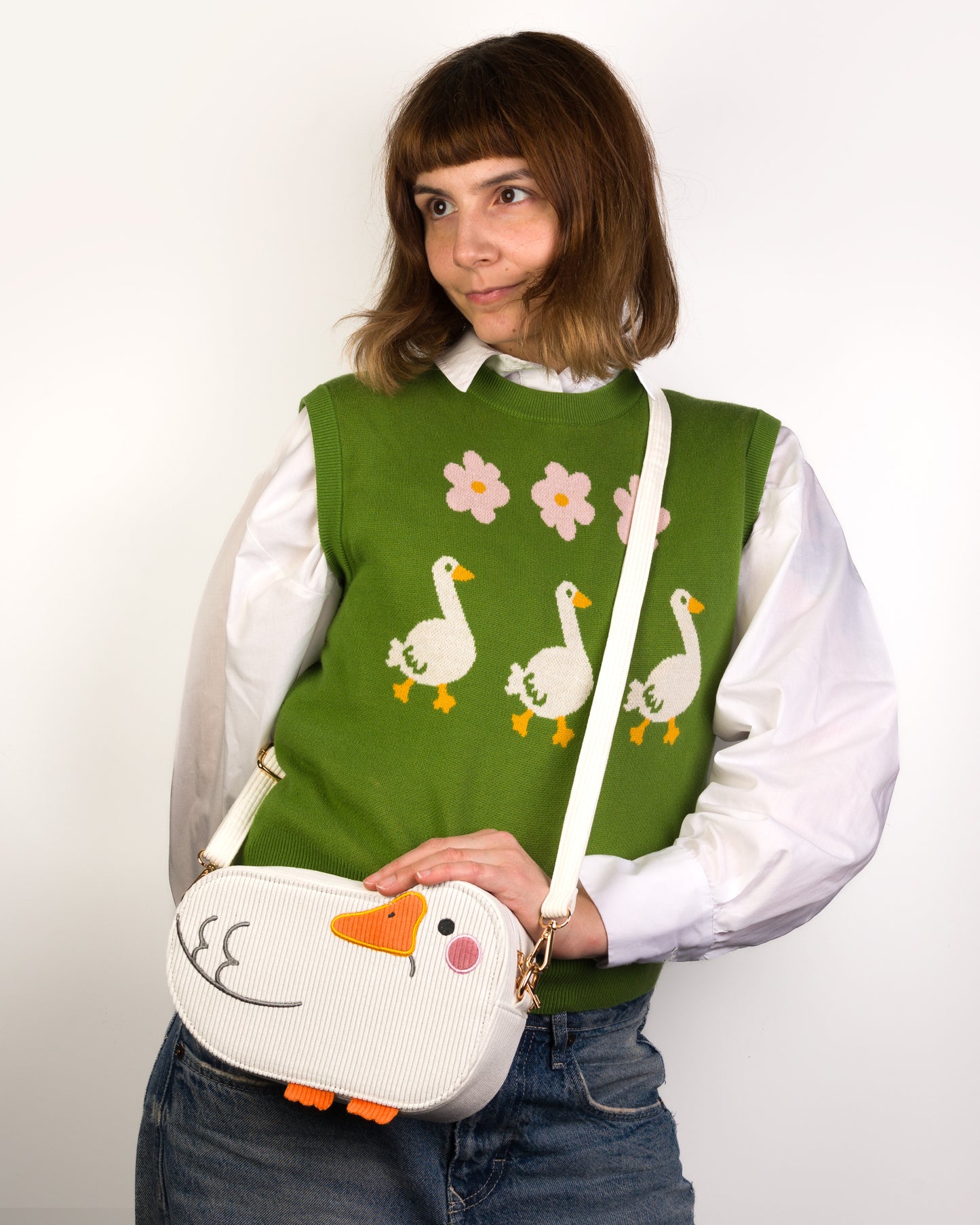 Goose - Corduroy Crossbody bag