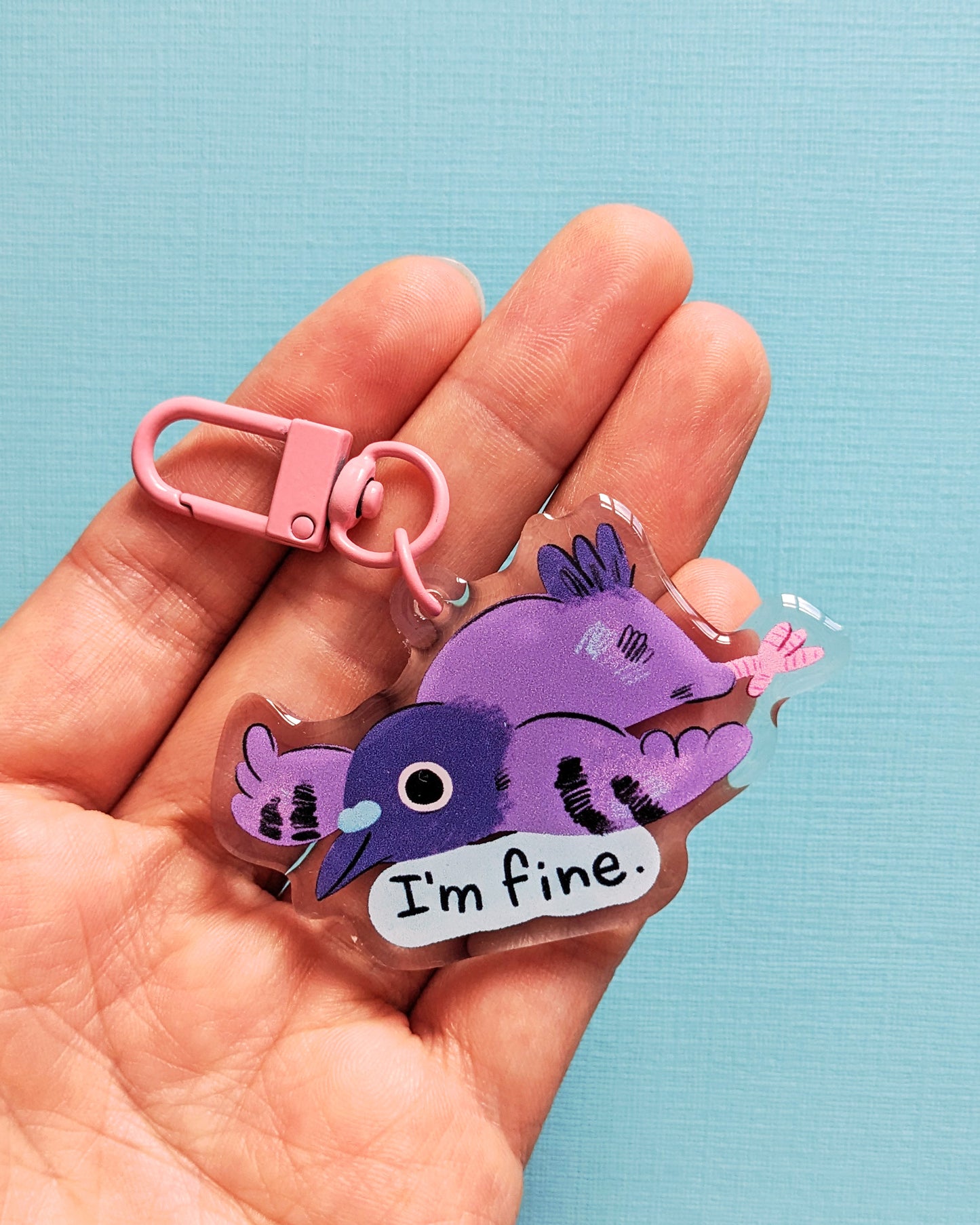 I'm Fine - Acrylic Keychain