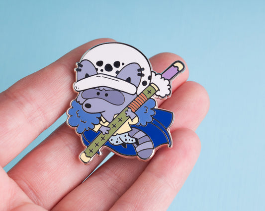 Surgeon - Raccoon Pirates Enamel Pin