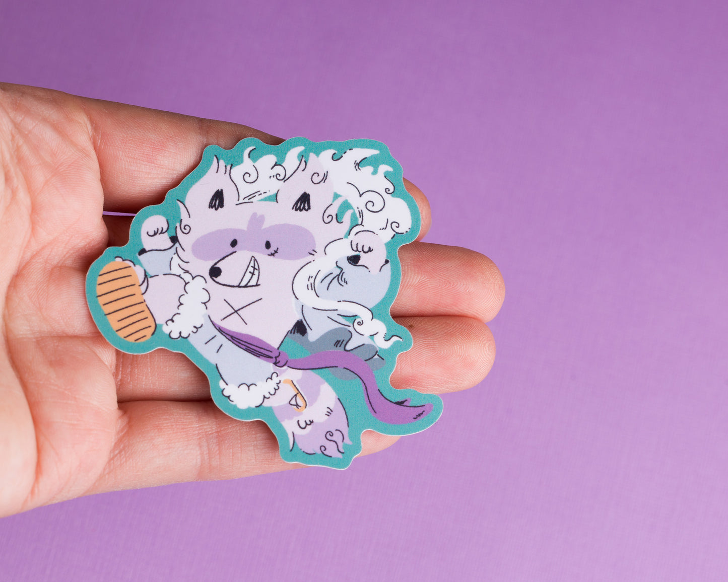 PREORDER Gear - Raccoon Pirates Vinyl Sticker