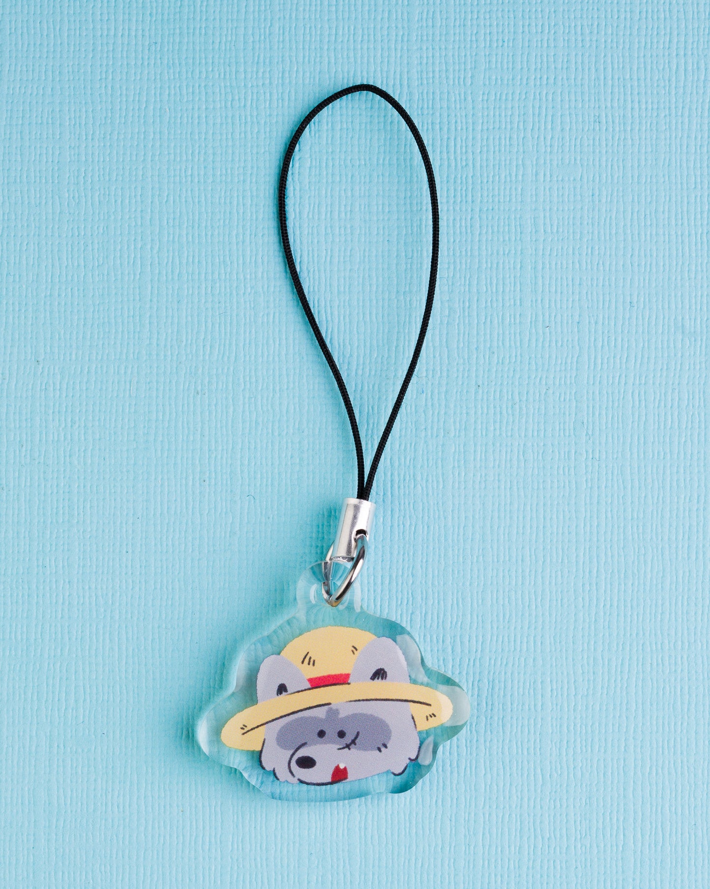 Straw Hat - Raccoon Pirates Acrylic Phone Charm