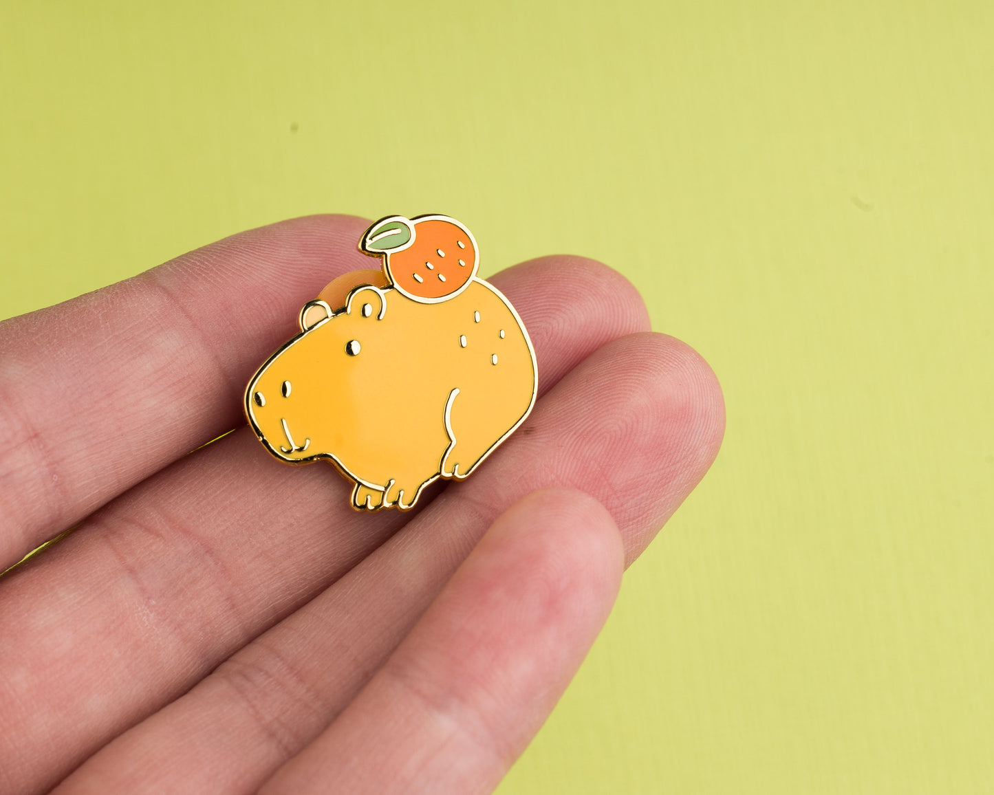Mini Capybara - Enamel Pin