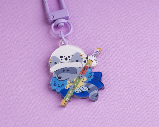 Surgeon - Raccoon Pirates Acrylic Keychain