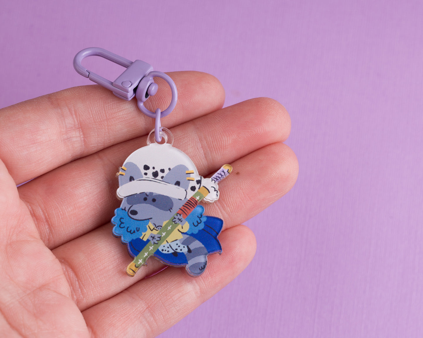 Surgeon - Raccoon Pirates Acrylic Keychain