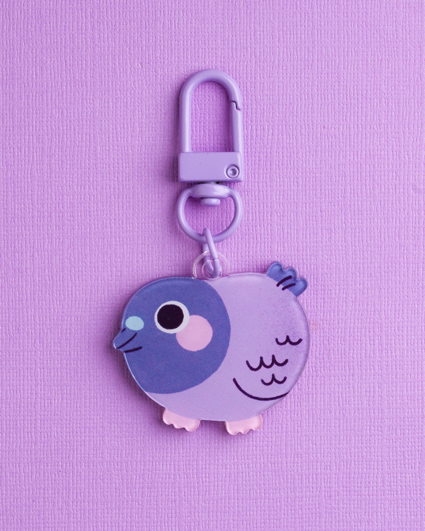 Mini Pigeon - Acrylic Keychain