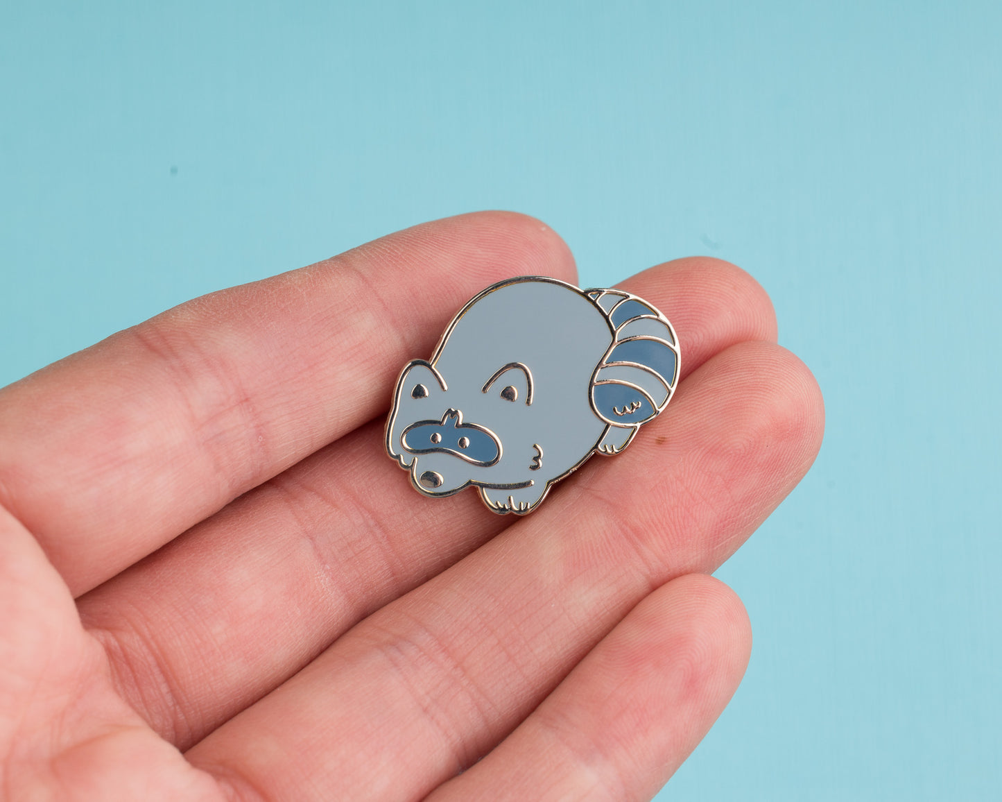 Mini Raccoon - Enamel Pin