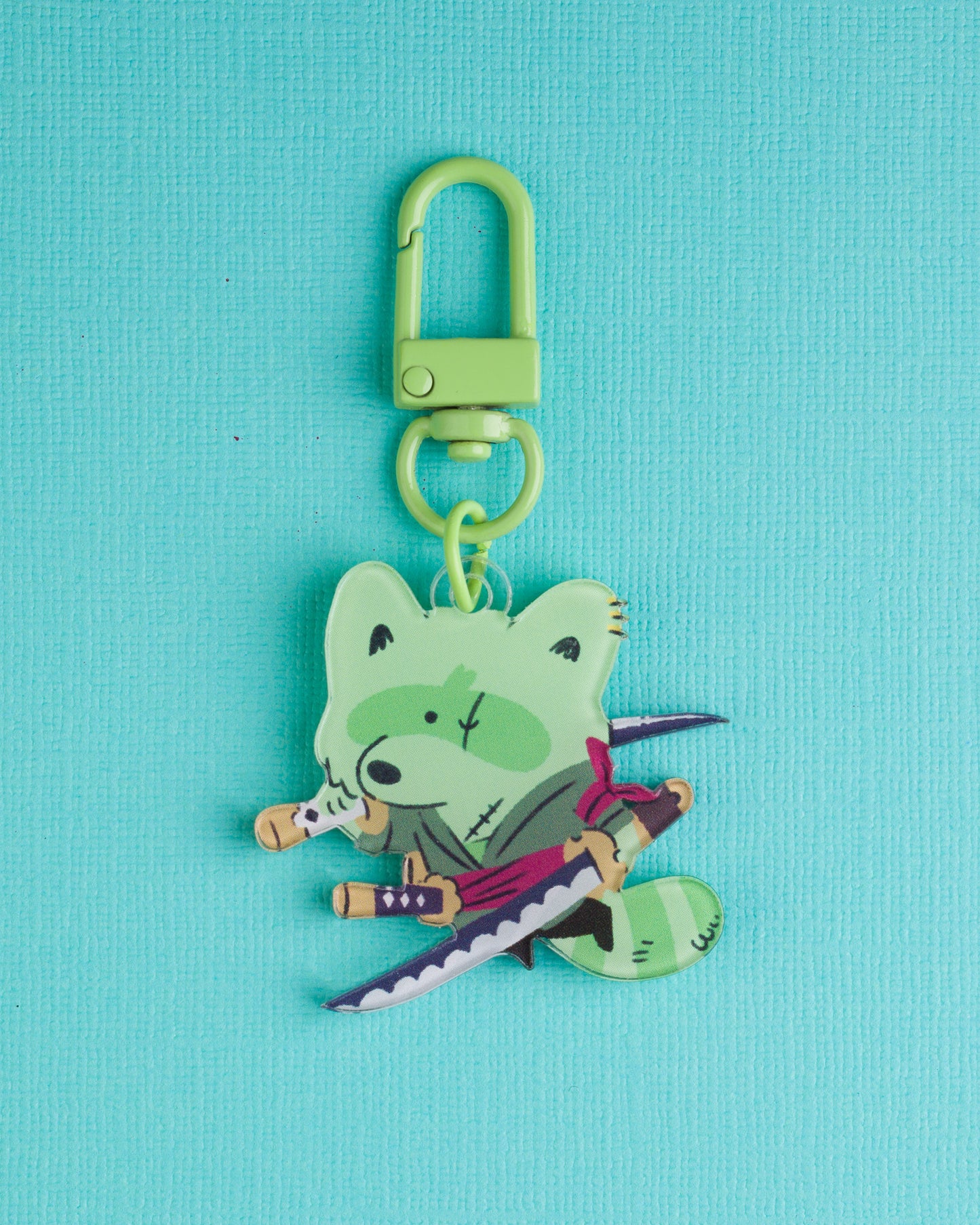 Swordsman - Raccoon Pirates Acrylic Keychain