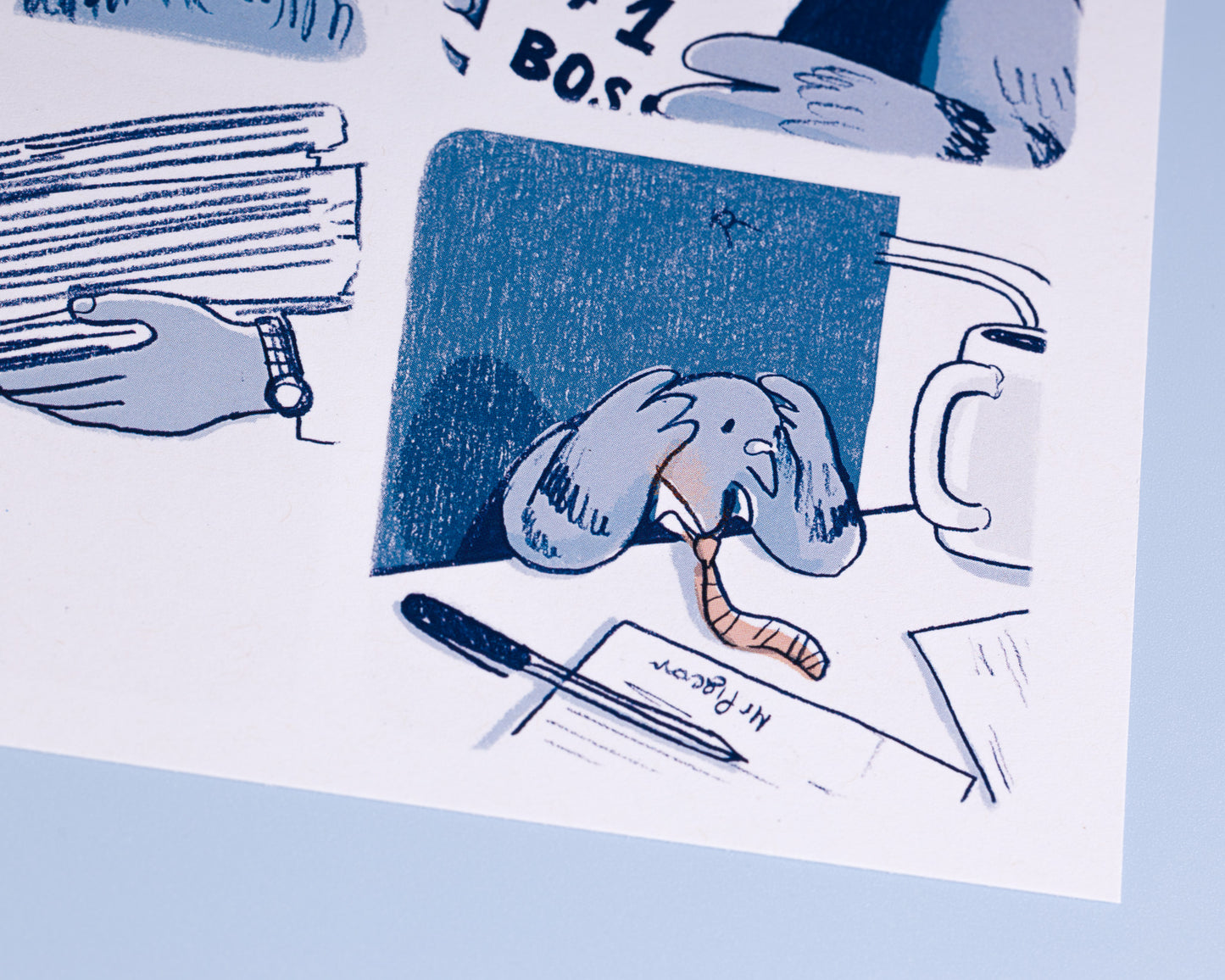 Mr Pigeon - A5 Art Print