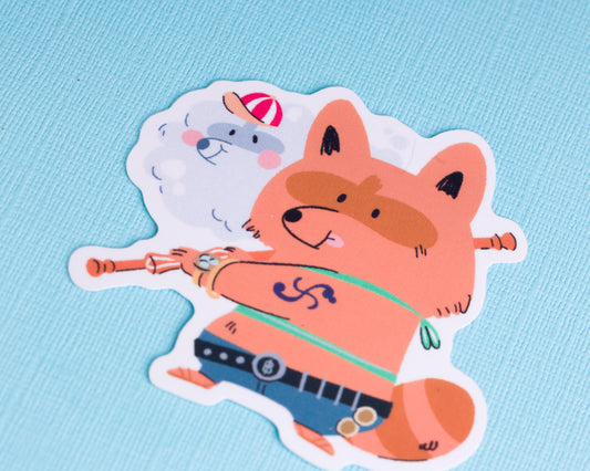Navigator - Raccoon Pirates Vinyl Sticker