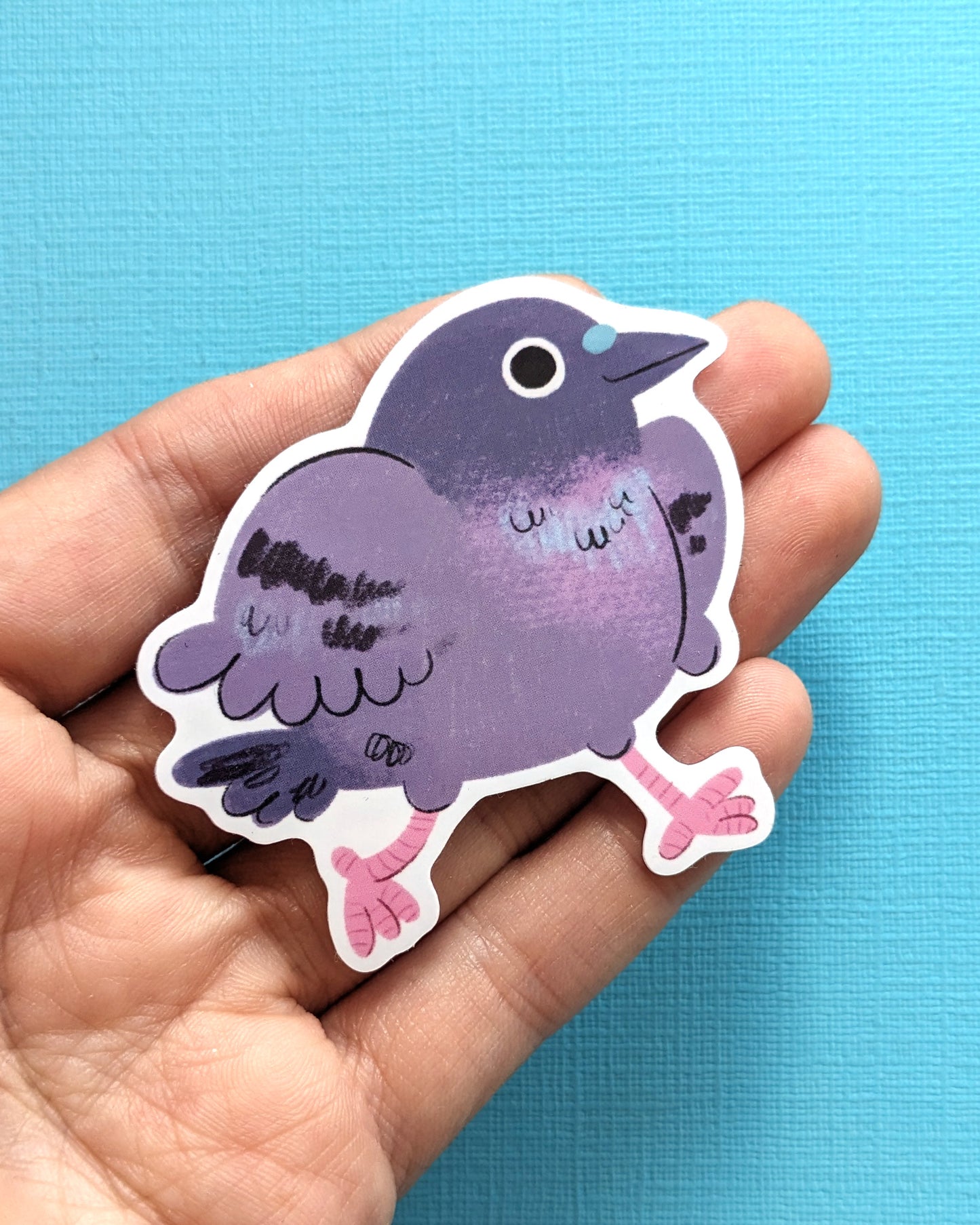 Happy Pigeon - Vinyl Sticker