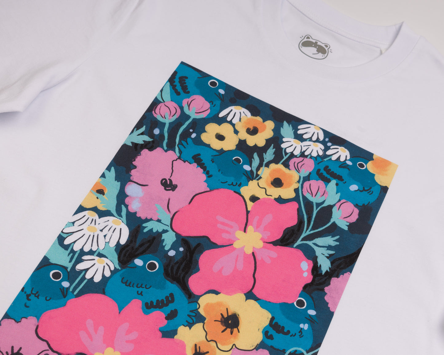Pigeons & Flora - White T-shirt