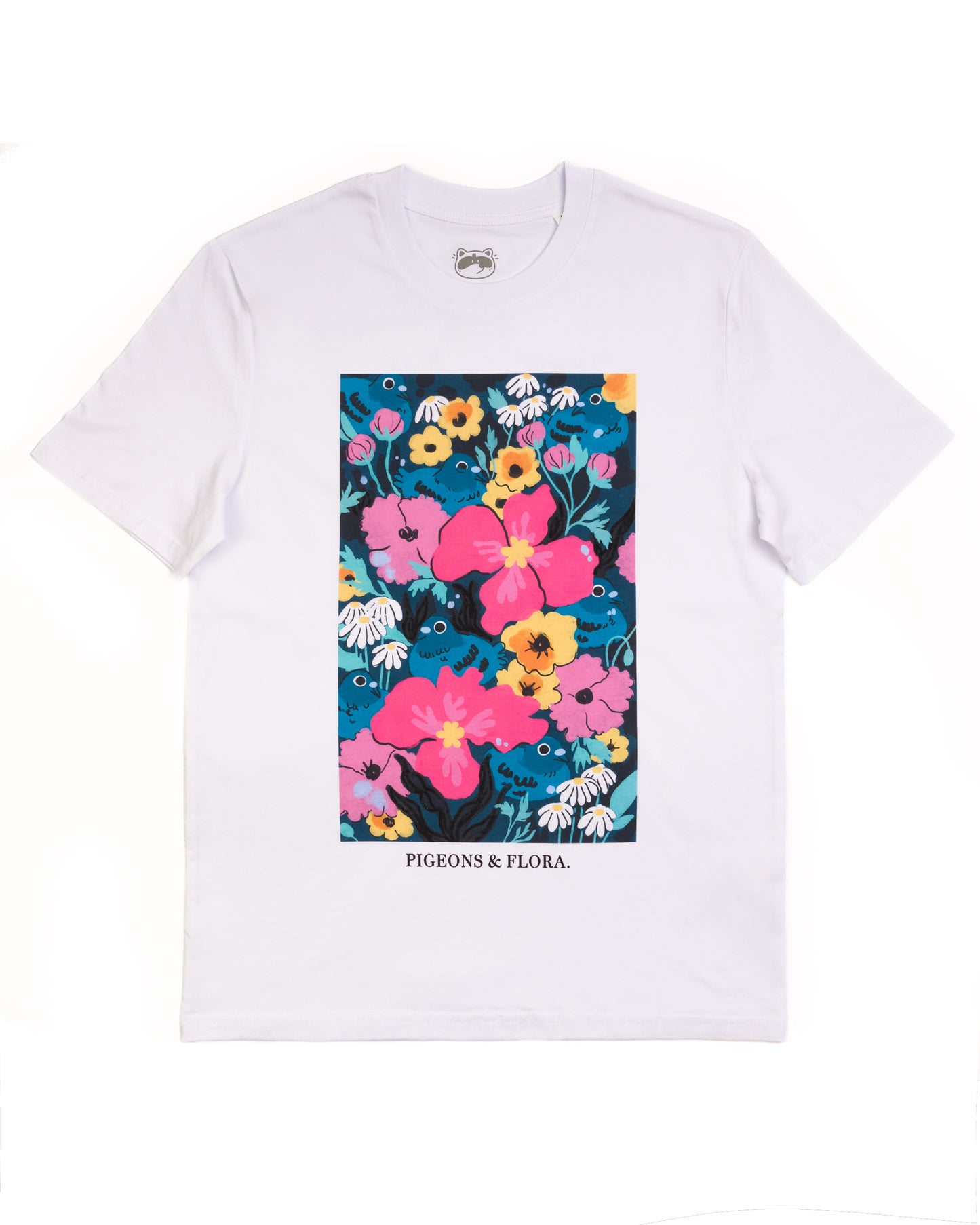 Pigeons & Flora - White T-shirt